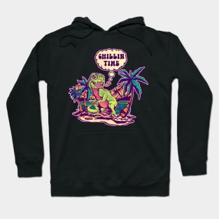 Dino Chillin TIme Hoodie